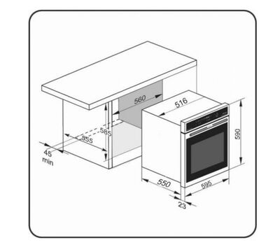 Встраиваемый электрический духовой шкаф Kaiser EH 6432 ElfBE Eco