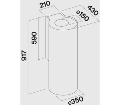 Вытяжка  FALMEC POLAR RAME 35