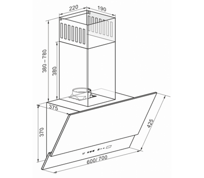 Вытяжка Kaiser AT 6410 F Eco