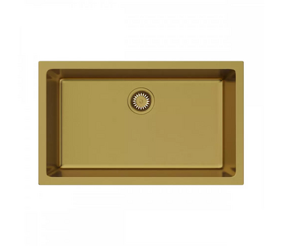 Мойка Omoikiri Okinoshima 76-U/I-G Matt Natceramic/золото