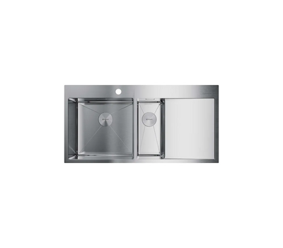 Мойка OMOIKIRI Akisame 100-2-IN-L нерж.сталь/нержавеющая сталь