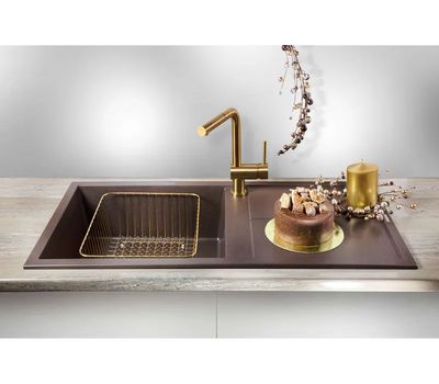 Мойка OMOIKIRI Sumi 86-PL Tetogranit/Платина