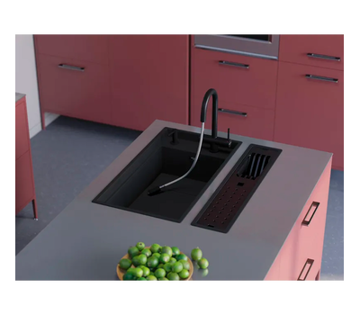 Мойка Omoikiri Kinaru PRO 86-U/I-GB Artceramic/графит