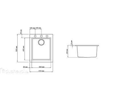 Мойка OMOIKIRI Bosen 41-WH Tetogranit/Белый