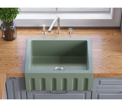 Мойка Omoikiri Mikura 61-OL Natceramic/olive