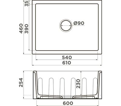 Мойка Omoikiri Mikura 61-SL Matt Natceramic/sicilian lemon