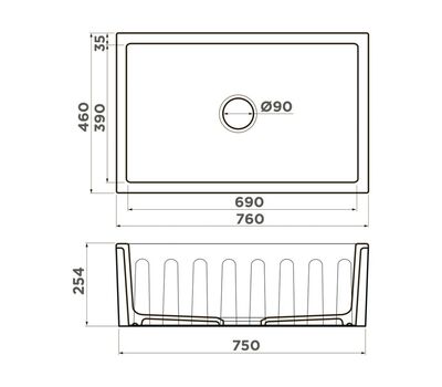 Мойка Omoikiri Mikura 76-СС Natceramic/cappuccino coffee