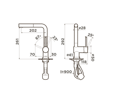 Смеситель OMOIKIRI Akashi-S-WH латунь/белый					