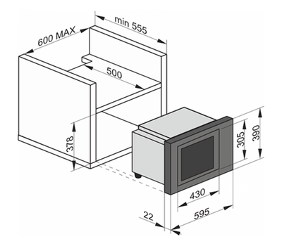 Микроволновая печь Kaiser EM 2545 ElfAD