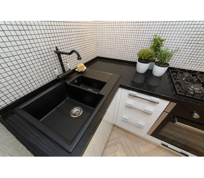 Мойка OMOIKIRI Daisen 78-2-BL Artgranit/Черный