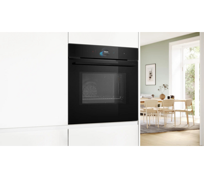 Электрический духовой шкаф с микроволнами Bosch Serie 8 HNG978NB1, черный