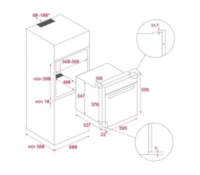 Духовой шкаф TEKA AIRFRY HSB 6350 WHITE