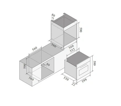 Многофункциональный электрический духовой шкаф ILVE OV601GTPY/BK