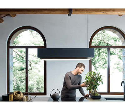 вытяжка FALMEC LEVANTE IS.120 VETRO GRAPHITE 1200