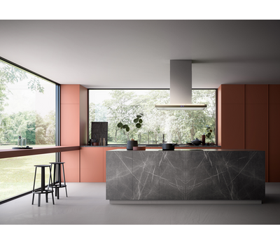 Вытяжка  FALMEC LUMINA NRS ISOLA GLASS STEEL 90