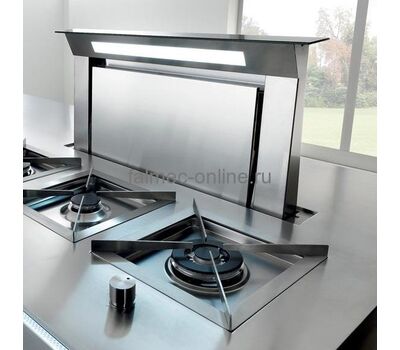Вытяжка FALMEC DOWNDRAFT GLASS WHITE 90