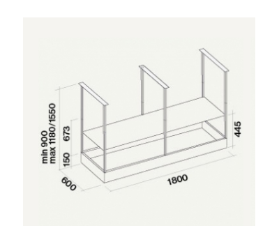 Вытяжка Falmec SPAZIO 180 INOX