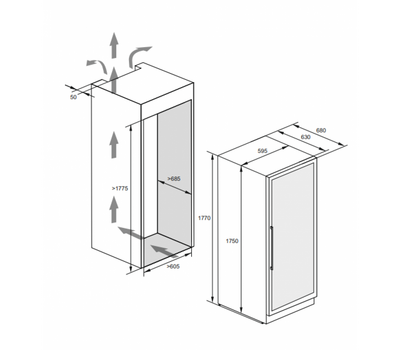 Винный шкаф Kaiser K 64833 AD
