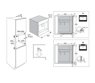 Встраиваемая кофемашина Asko CM8477A