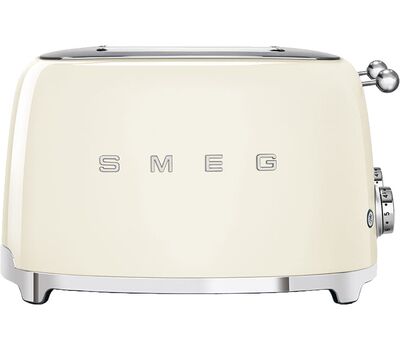 Тостер на 4 ломтика Smeg TSF03CREU