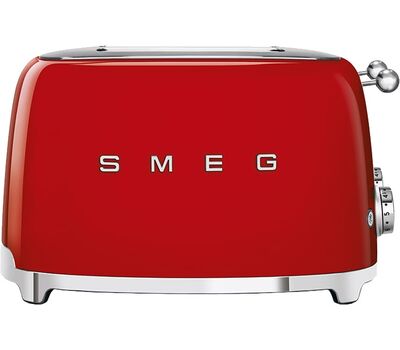 Тостер на 4 ломтика Smeg TSF03RDEU