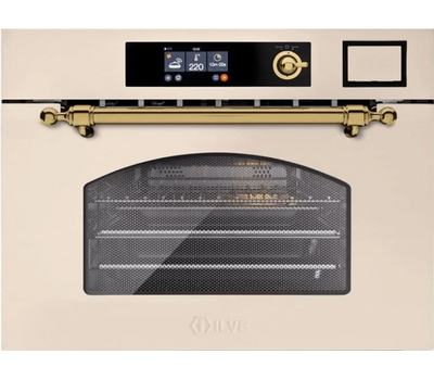 Компактный духовой шкаф Ultracombi 3 в 1 ILVE 645SNHSW/AWG