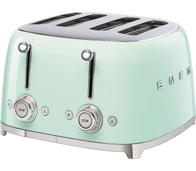 Тостер на 4 ломтика Smeg TSF03PGEU