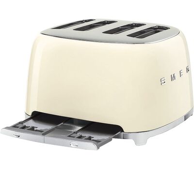Тостер на 4 ломтика Smeg TSF03CREU