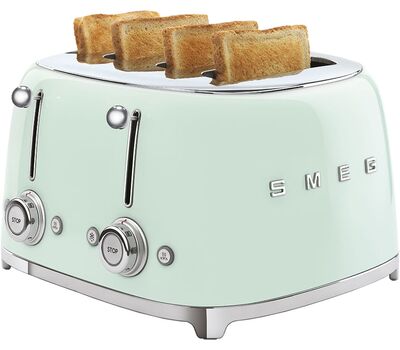 Тостер на 4 ломтика Smeg TSF03PGEU