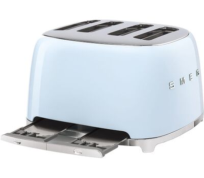 Тостер на 4 ломтика Smeg TSF03PBEU