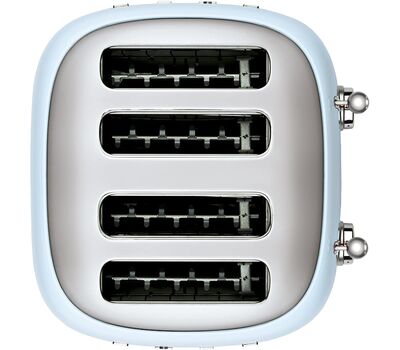 Тостер на 4 ломтика Smeg TSF03PBEU