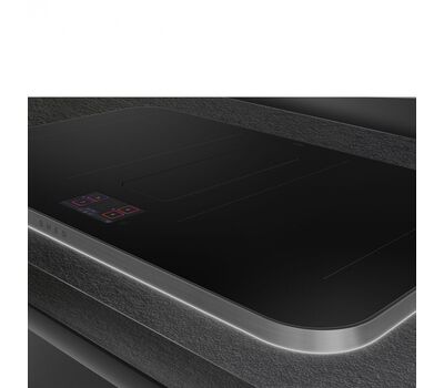 Индукционная варочная панель со встроенной вытяжкой Smeg HHSL7845X