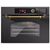 Комбинированный духовой шкаф с паром и микроволнами ILVE 645-SNHSW/MGB графит (ручки бронза)