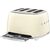 Тостер на 4 ломтика Smeg TSF03CREU