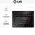 Духовой шкаф с паром и микроволнами ILVE 645GHSW1/BK